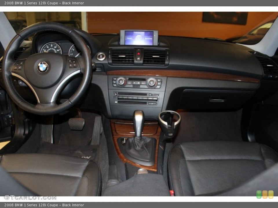 Black Interior Dashboard for the 2008 BMW 1 Series 128i Coupe #53389019