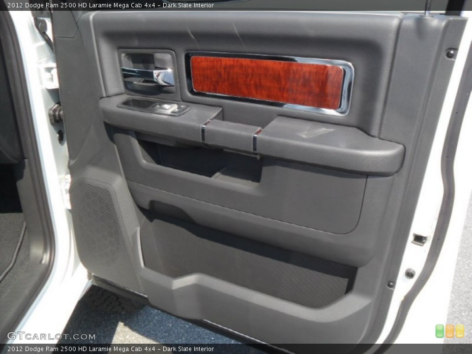 Dark Slate Interior Door Panel for the 2012 Dodge Ram 2500 HD Laramie Mega Cab 4x4 #53389226
