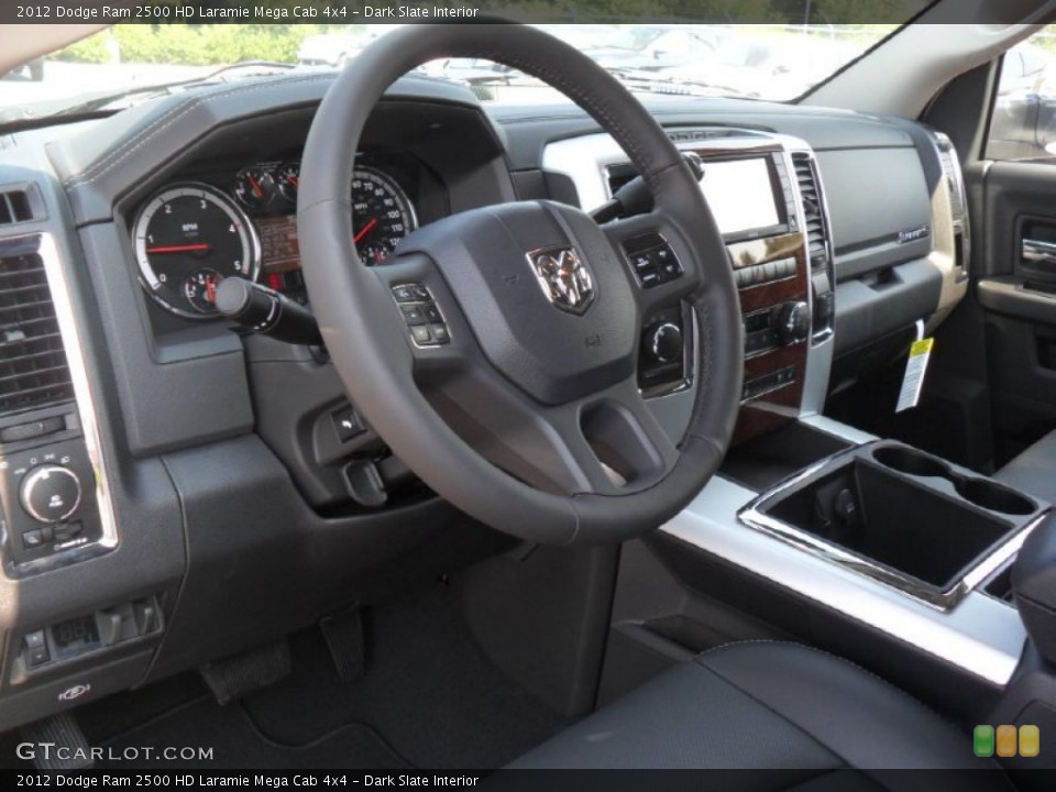 Dark Slate Interior Photo for the 2012 Dodge Ram 2500 HD Laramie Mega Cab 4x4 #53389286