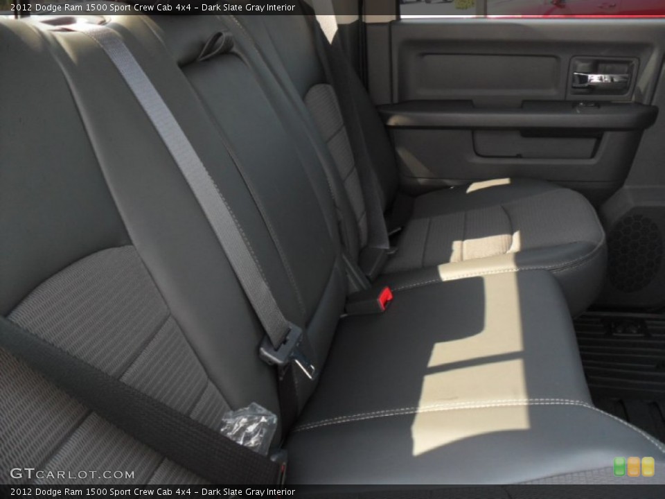 Dark Slate Gray Interior Photo for the 2012 Dodge Ram 1500 Sport Crew Cab 4x4 #53389562