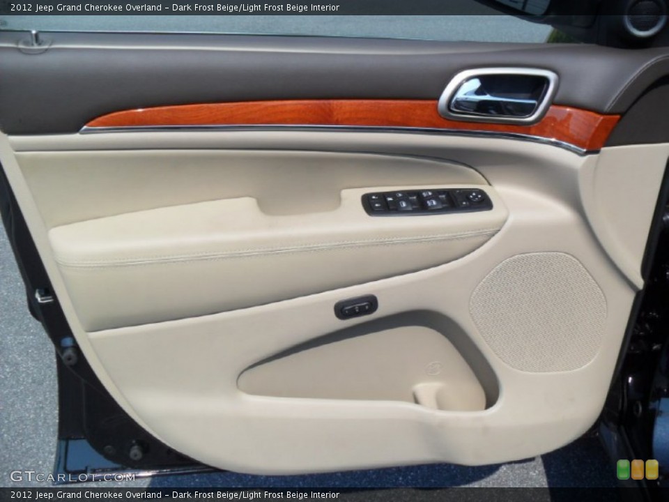 Dark Frost Beige/Light Frost Beige Interior Door Panel for the 2012 Jeep Grand Cherokee Overland #53389799