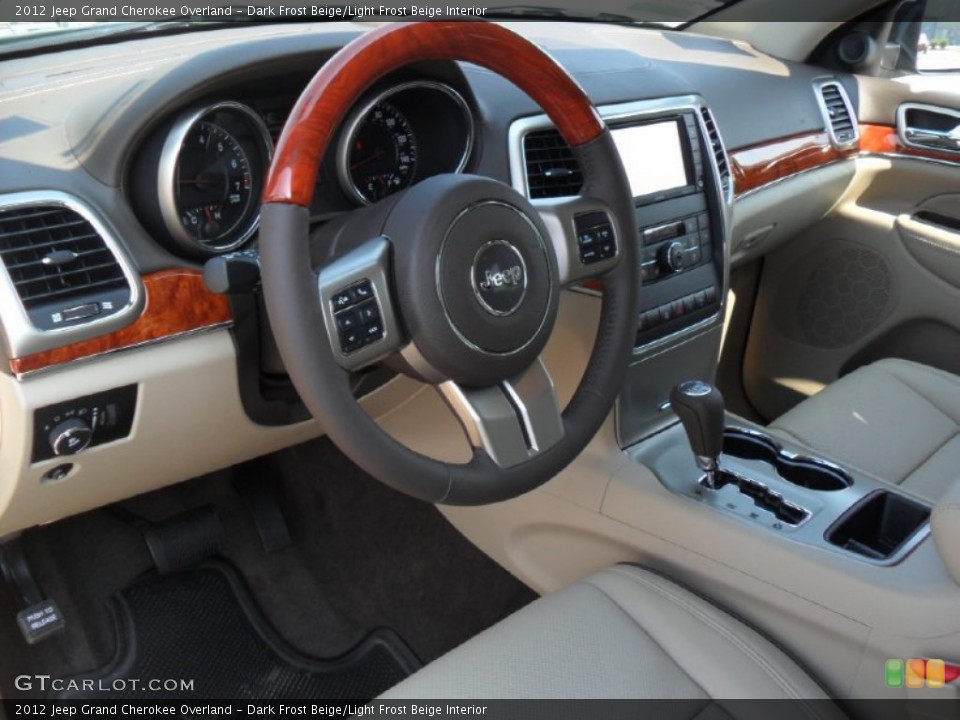 Dark Frost Beige/Light Frost Beige Interior Photo for the 2012 Jeep Grand Cherokee Overland #53390132