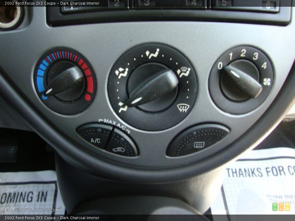 Dark Charcoal Interior Controls for the 2002 Ford Focus ZX3 Coupe #53391668
