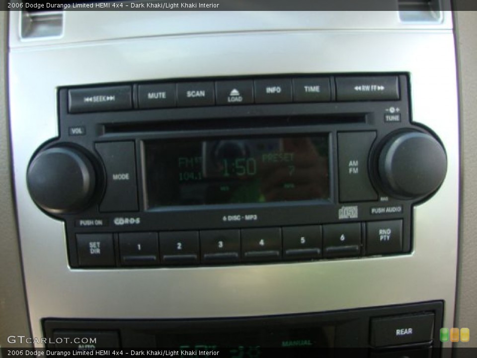 Dark Khaki/Light Khaki Interior Audio System for the 2006 Dodge Durango Limited HEMI 4x4 #53392157