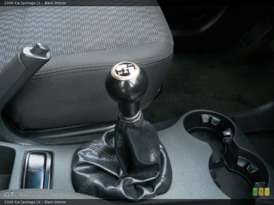Black Interior Transmission for the 2006 Kia Sportage LX #53392847