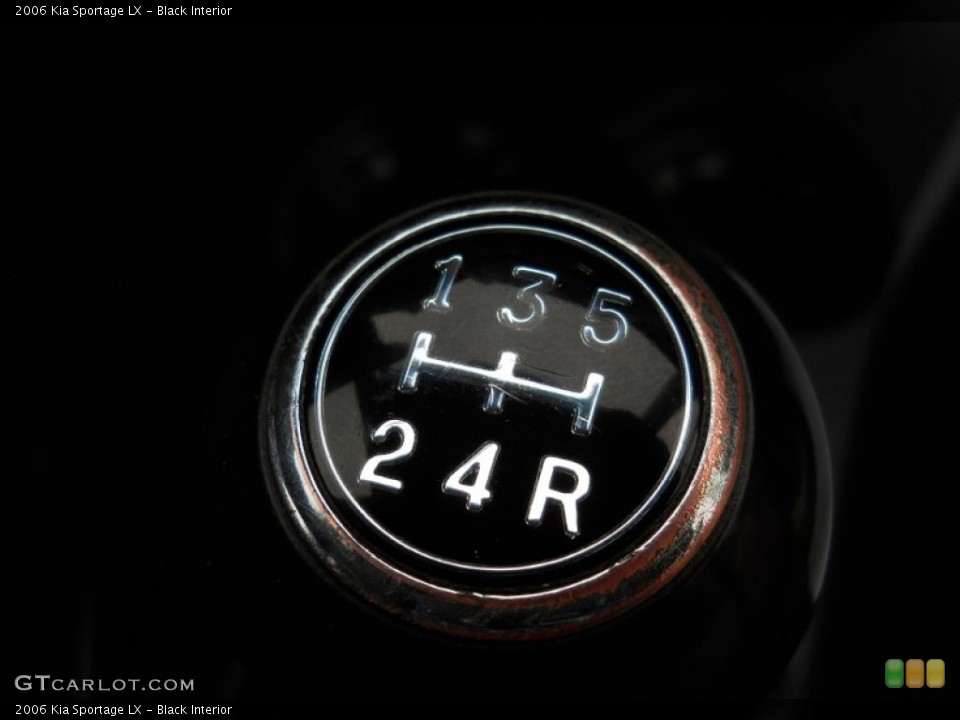 Black Interior Transmission for the 2006 Kia Sportage LX #53392979