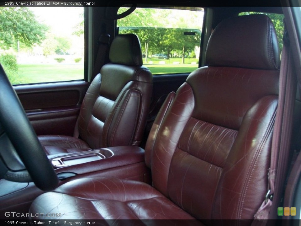 Burgundy Interior Photo for the 1995 Chevrolet Tahoe LT 4x4 #53393759