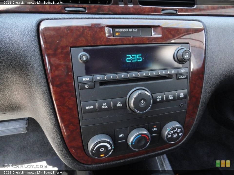Ebony Interior Audio System for the 2011 Chevrolet Impala LS #53393765