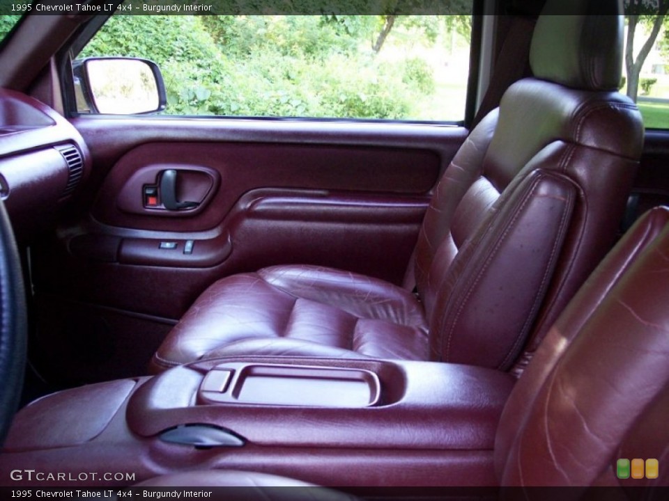 Burgundy Interior Photo for the 1995 Chevrolet Tahoe LT 4x4 #53393771
