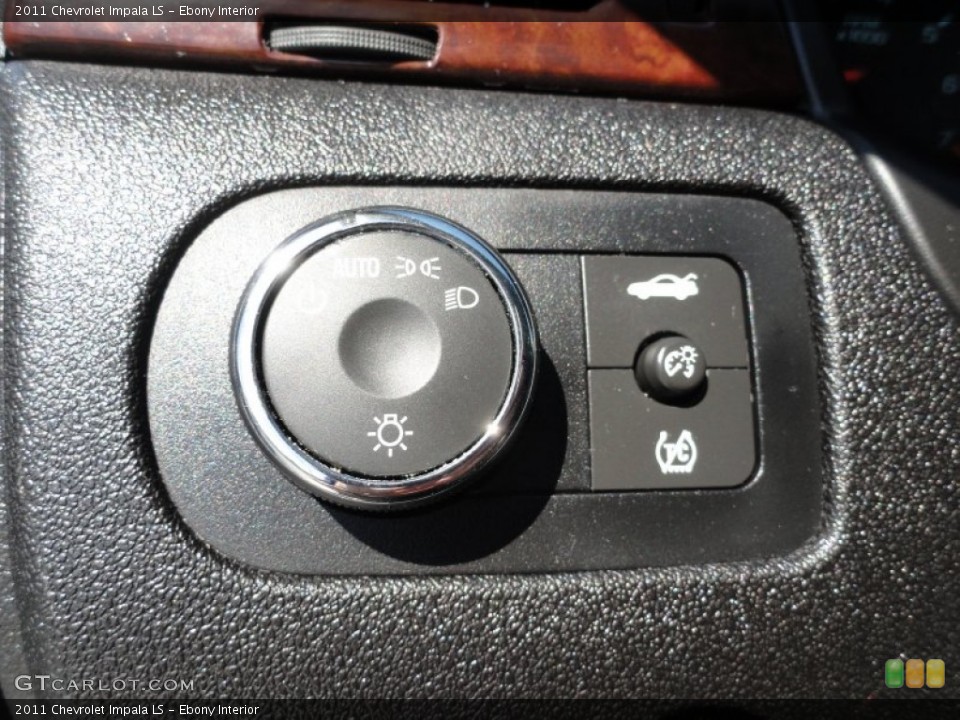 Ebony Interior Controls for the 2011 Chevrolet Impala LS #53393807