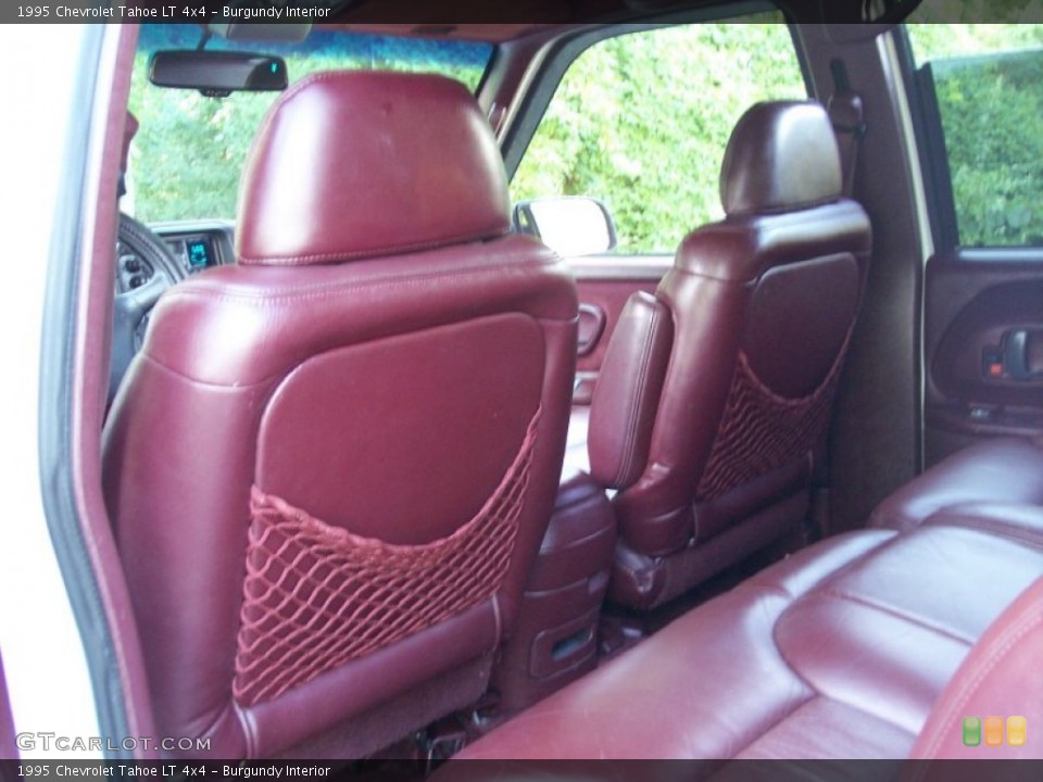 Burgundy Interior Photo for the 1995 Chevrolet Tahoe LT 4x4 #53393822