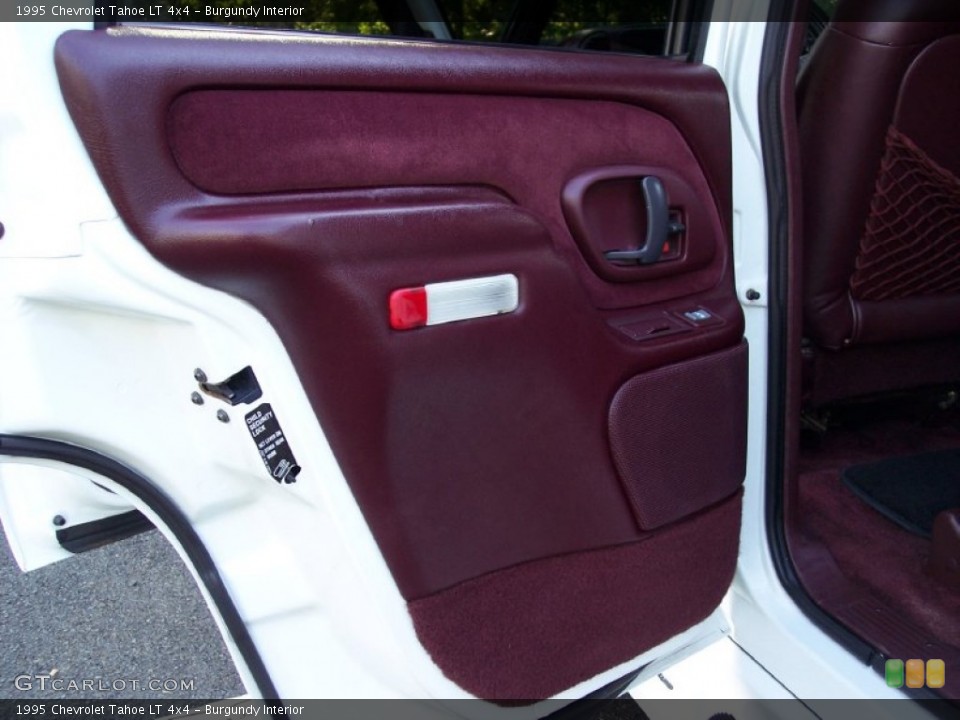 Burgundy Interior Door Panel for the 1995 Chevrolet Tahoe LT 4x4 #53393867
