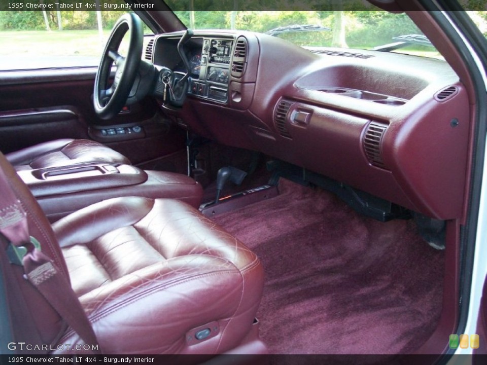 Burgundy Interior Photo for the 1995 Chevrolet Tahoe LT 4x4 #53393882