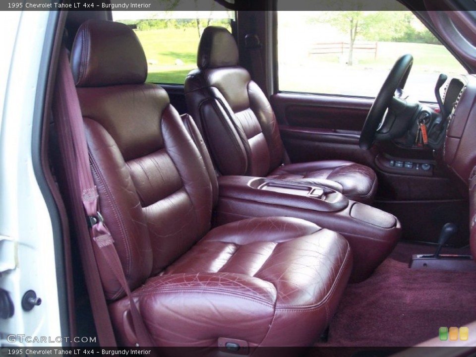 Burgundy Interior Photo for the 1995 Chevrolet Tahoe LT 4x4 #53393897