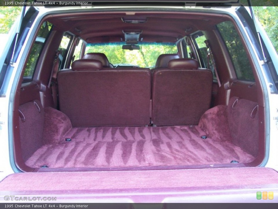 Burgundy Interior Trunk for the 1995 Chevrolet Tahoe LT 4x4 #53393969