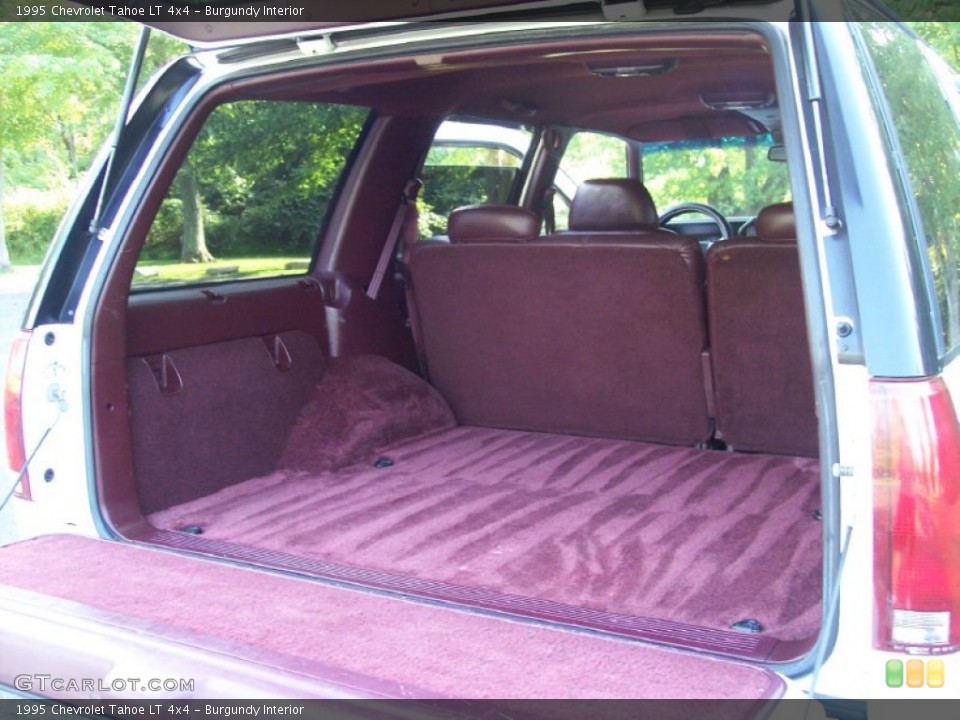 Burgundy Interior Trunk for the 1995 Chevrolet Tahoe LT 4x4 #53393981