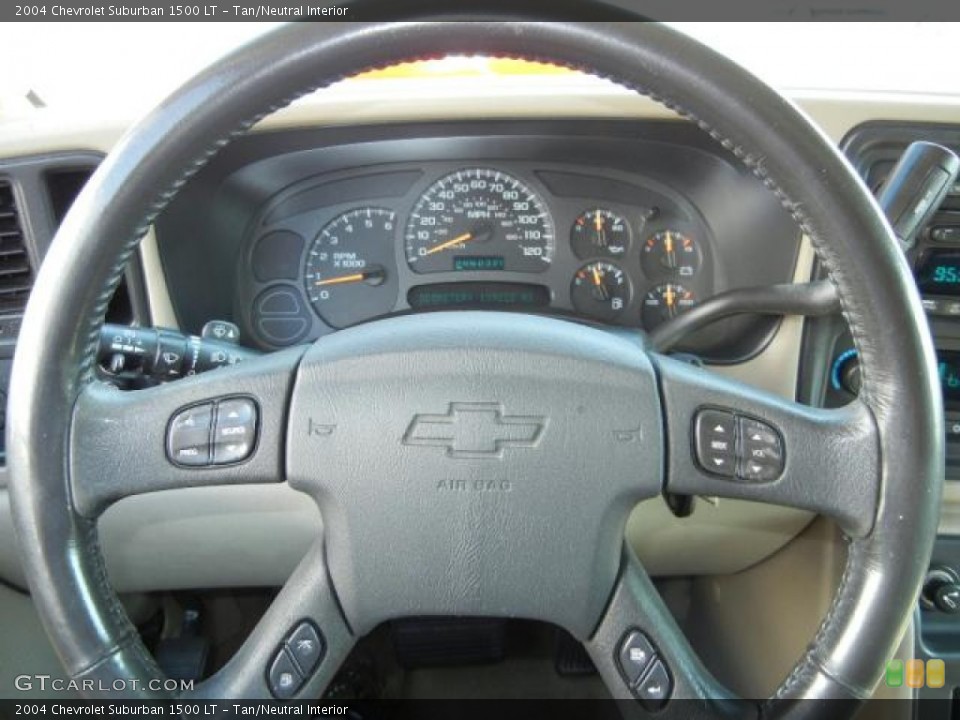 Tan/Neutral Interior Steering Wheel for the 2004 Chevrolet Suburban 1500 LT #53394992