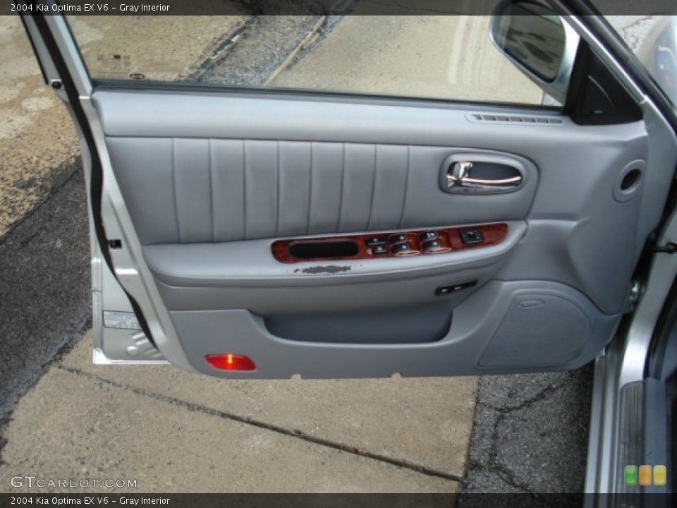 Gray Interior Door Panel for the 2004 Kia Optima EX V6 #53396315