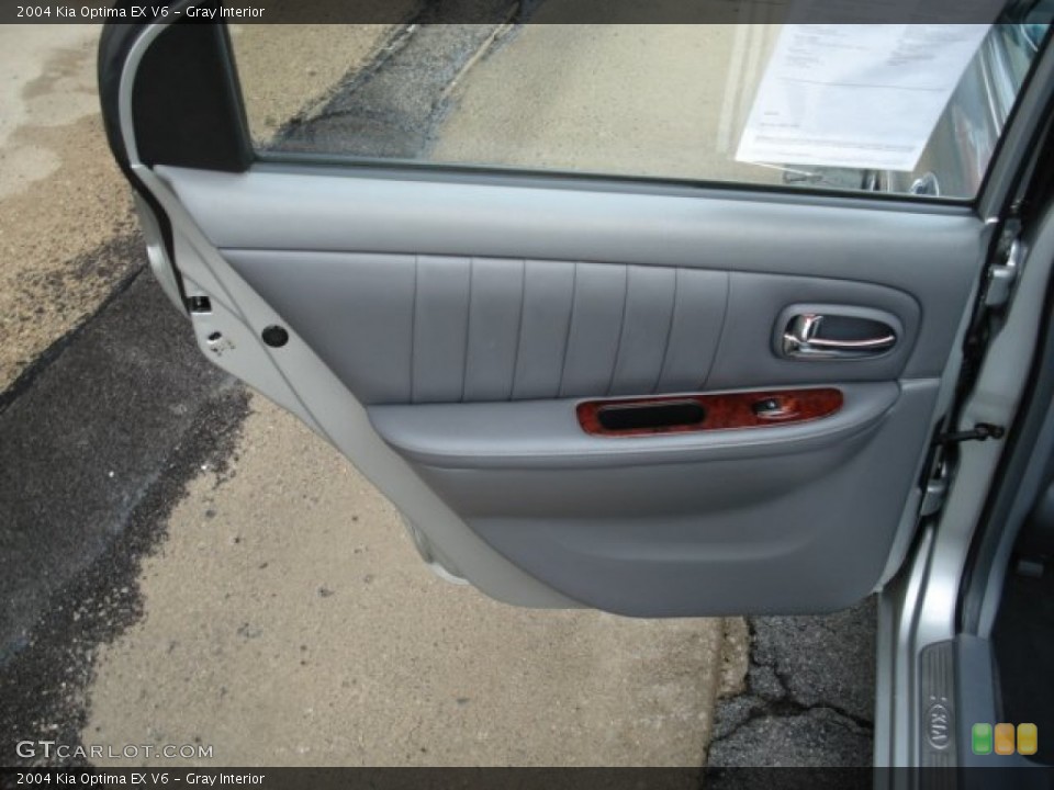 Gray Interior Door Panel for the 2004 Kia Optima EX V6 #53396342