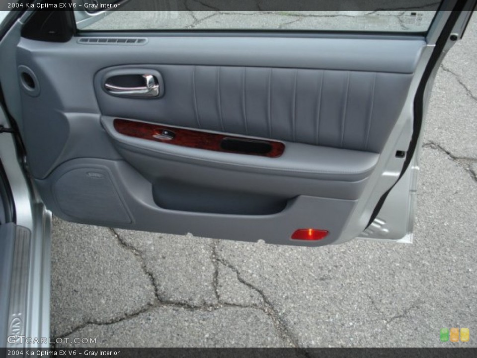 Gray 2004 Kia Optima Interiors