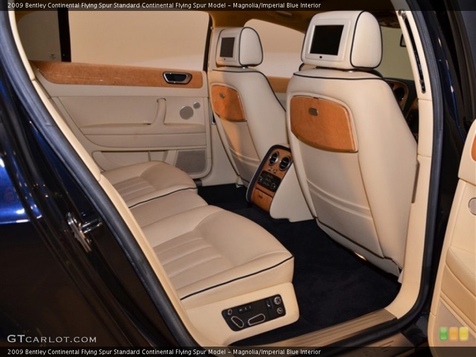 Magnolia/Imperial Blue 2009 Bentley Continental Flying Spur Interiors