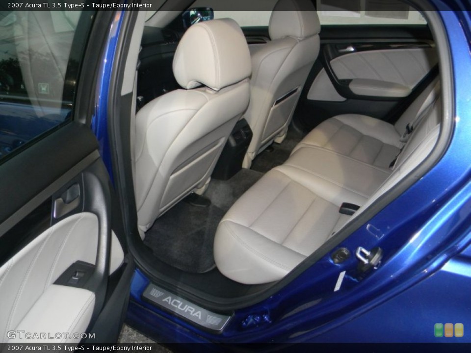 Taupe/Ebony Interior Photo for the 2007 Acura TL 3.5 Type-S #53398424