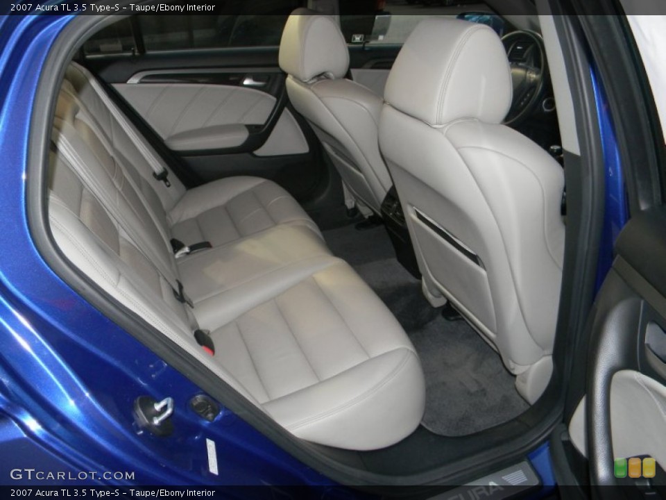 Taupe/Ebony Interior Photo for the 2007 Acura TL 3.5 Type-S #53398442