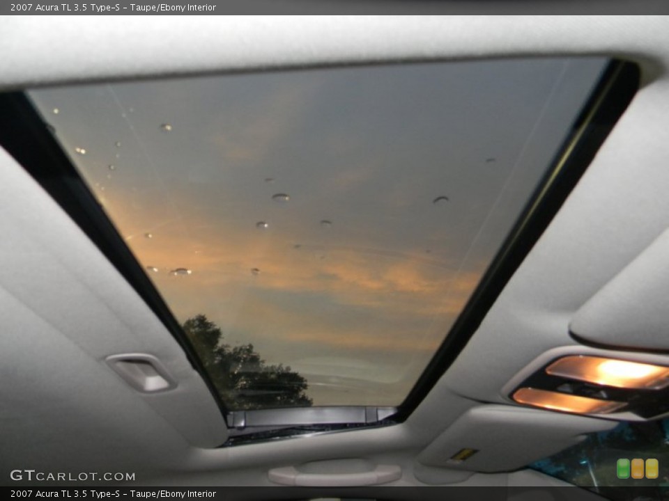 Taupe/Ebony Interior Sunroof for the 2007 Acura TL 3.5 Type-S #53398520