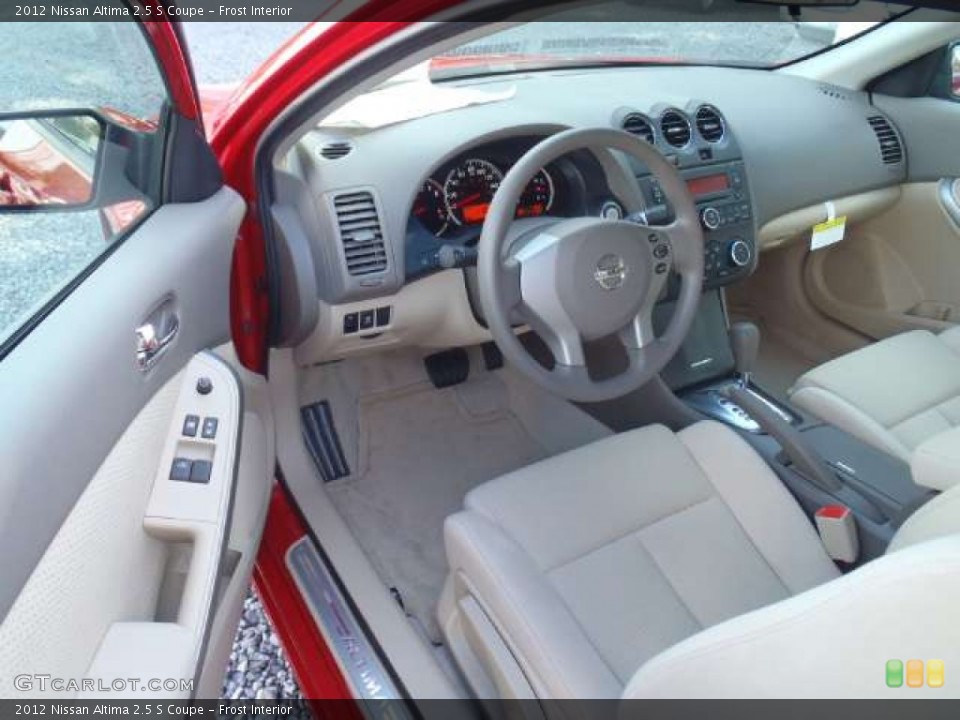 Frost Interior Photo for the 2012 Nissan Altima 2.5 S Coupe #53398598