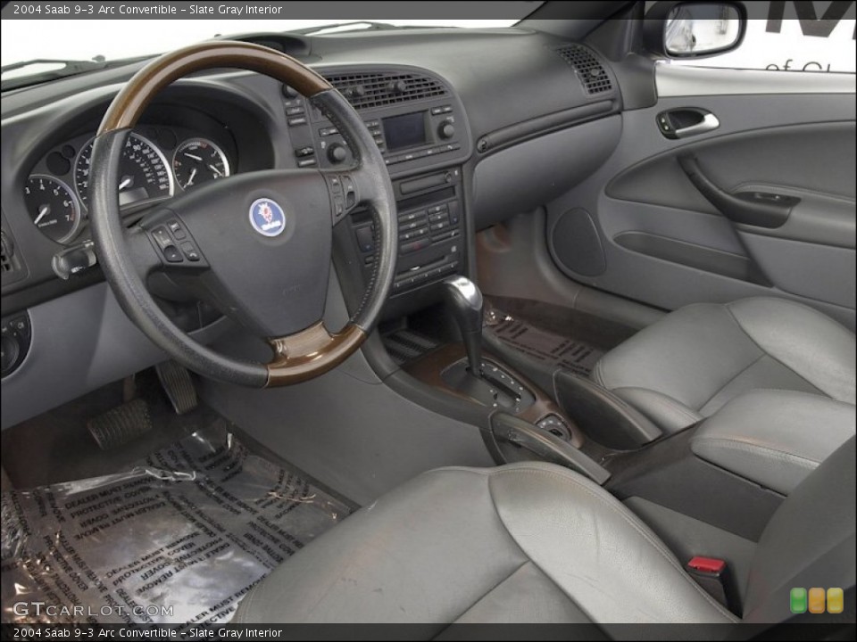 Slate Gray Interior Photo for the 2004 Saab 9-3 Arc Convertible #53402285