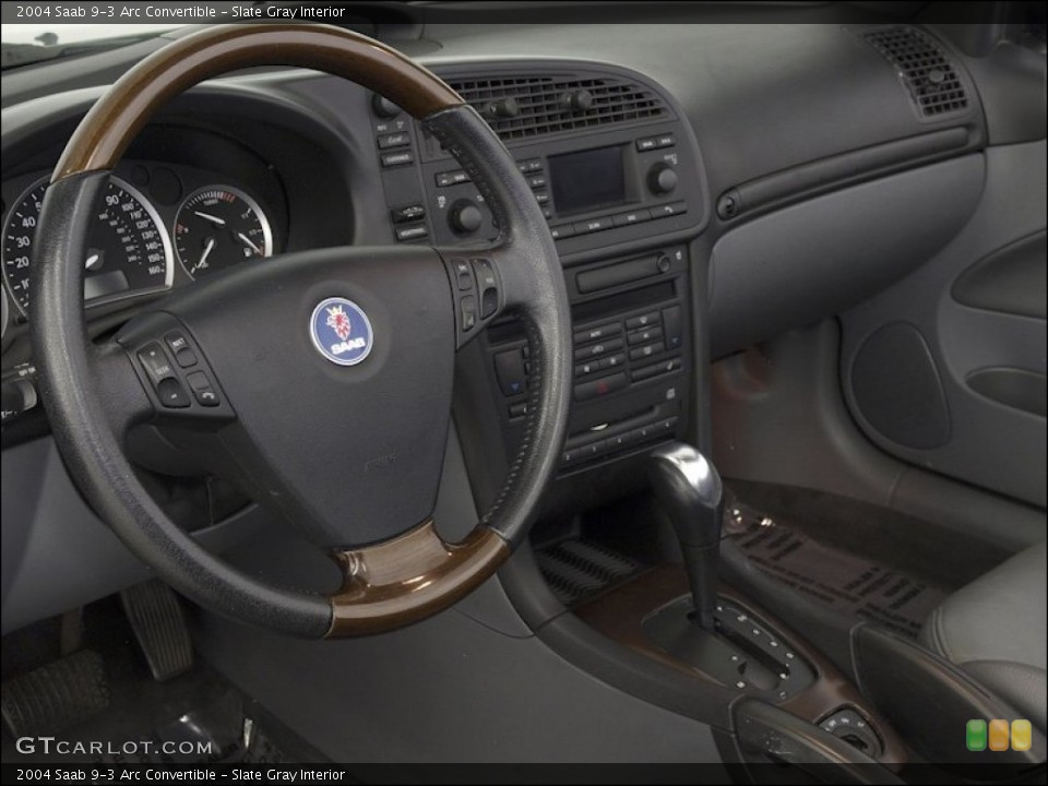 Slate Gray Interior Photo for the 2004 Saab 9-3 Arc Convertible #53402303