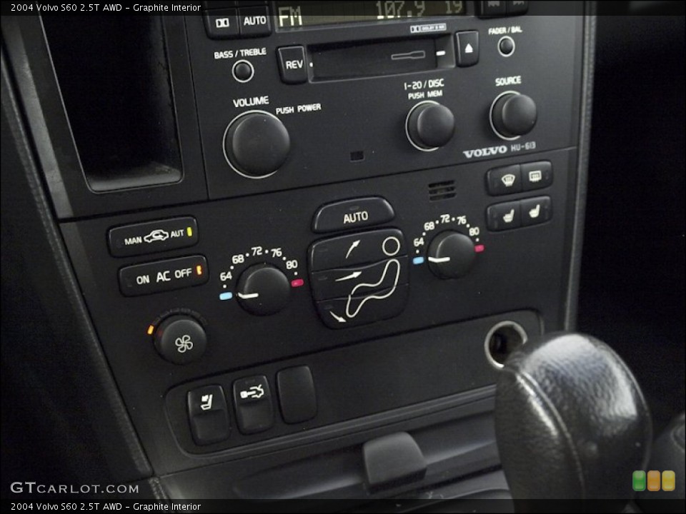 Graphite Interior Controls for the 2004 Volvo S60 2.5T AWD #53403023