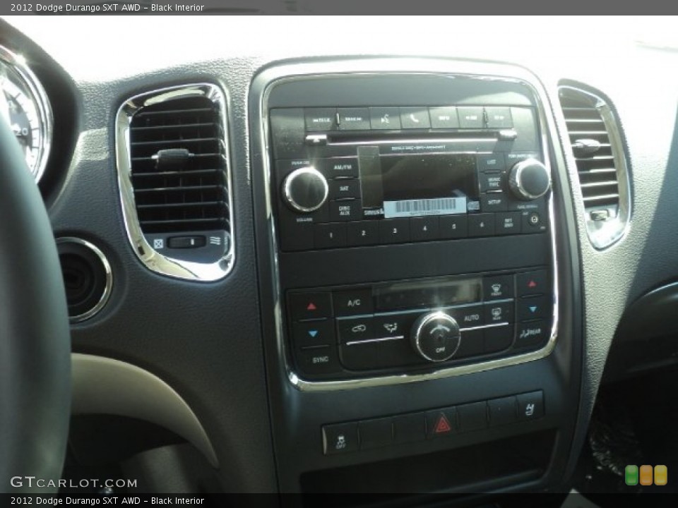 Black Interior Controls for the 2012 Dodge Durango SXT AWD #53405027