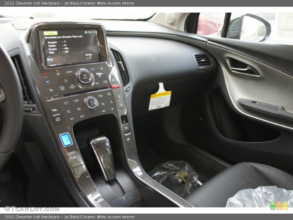 Jet Black/Ceramic White Accents Interior Controls for the 2012 Chevrolet Volt Hatchback #53406305