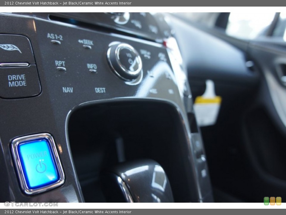 Jet Black/Ceramic White Accents Interior Controls for the 2012 Chevrolet Volt Hatchback #53406371