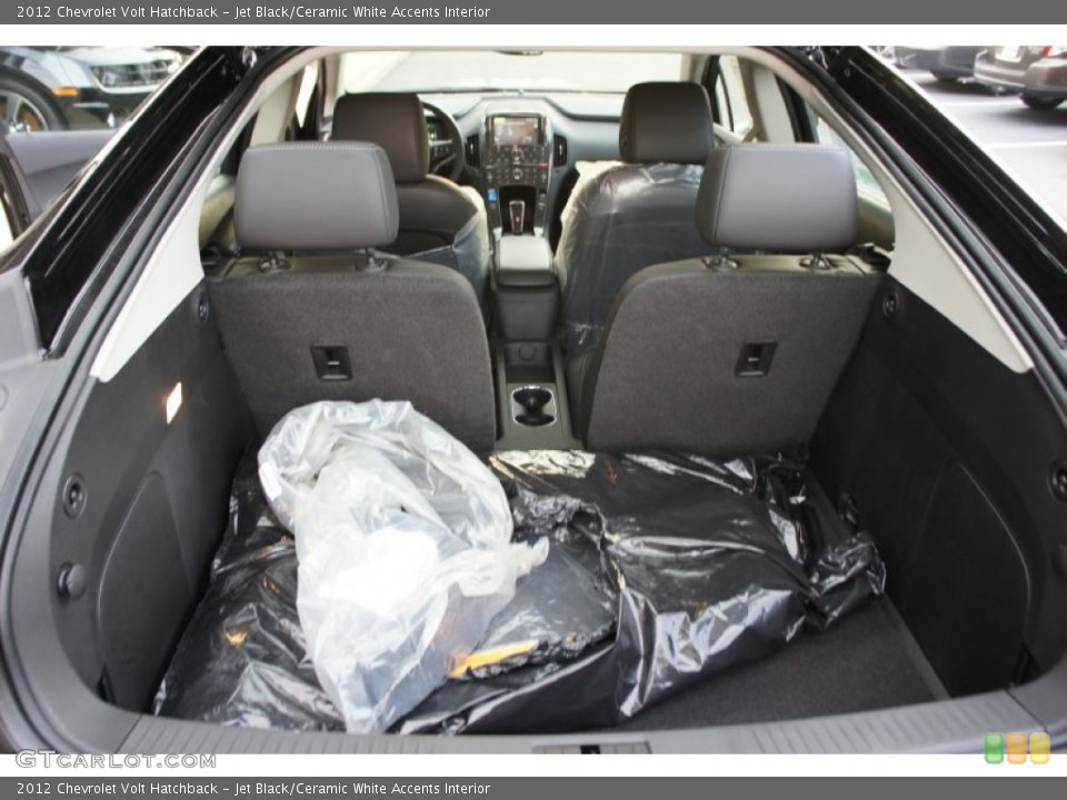 Jet Black/Ceramic White Accents Interior Trunk for the 2012 Chevrolet Volt Hatchback #53406398