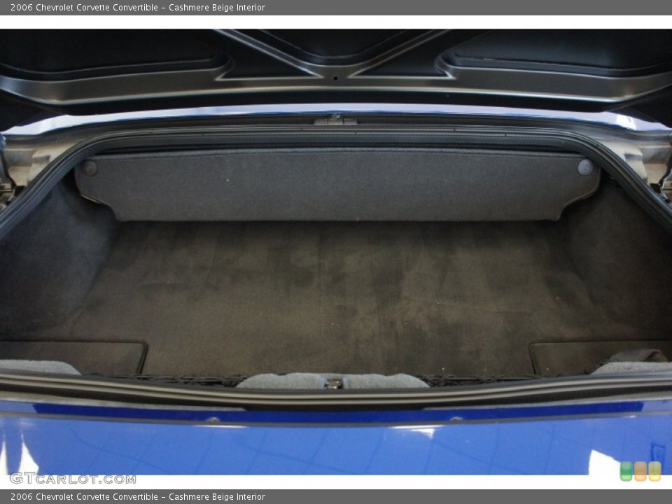 Cashmere Beige Interior Trunk for the 2006 Chevrolet Corvette Convertible #53406947