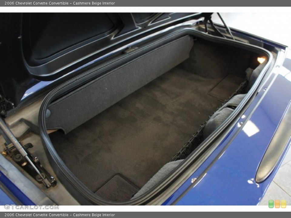 Cashmere Beige Interior Trunk for the 2006 Chevrolet Corvette Convertible #53406956