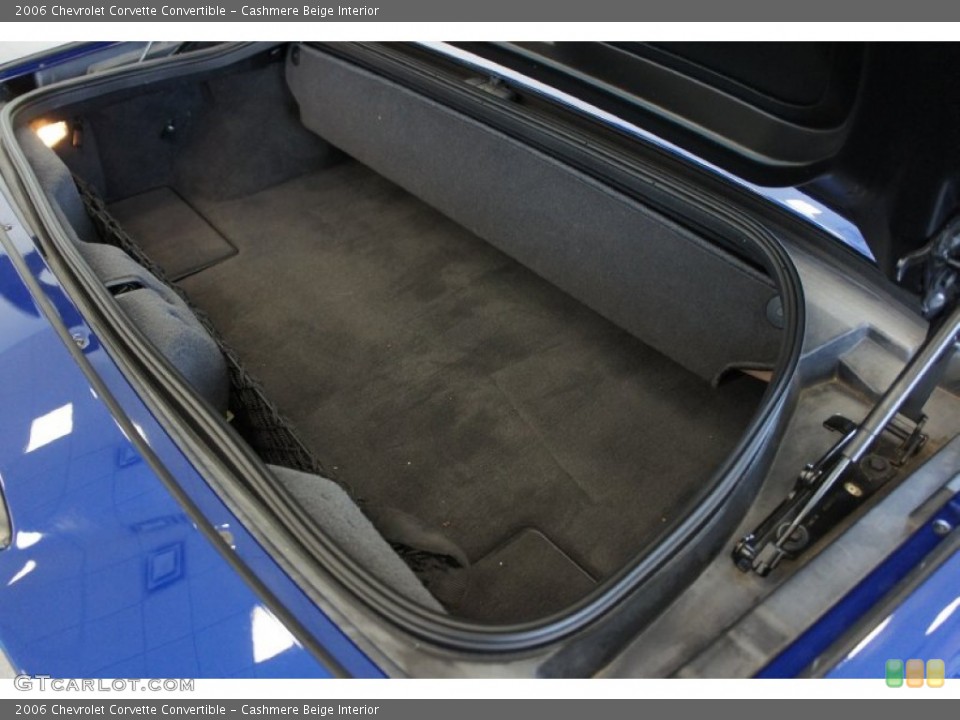 Cashmere Beige Interior Trunk for the 2006 Chevrolet Corvette Convertible #53406959