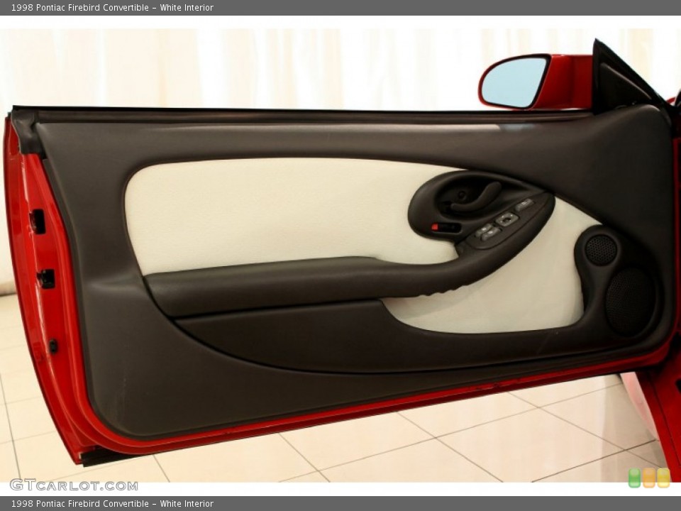 White Interior Door Panel for the 1998 Pontiac Firebird Convertible #53407193