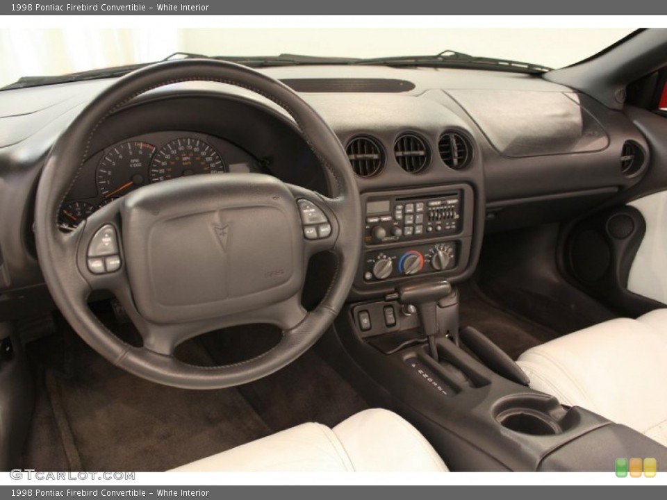 White Interior Photo for the 1998 Pontiac Firebird Convertible #53407202
