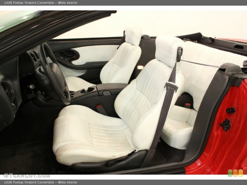 White Interior Photo for the 1998 Pontiac Firebird Convertible #53407214