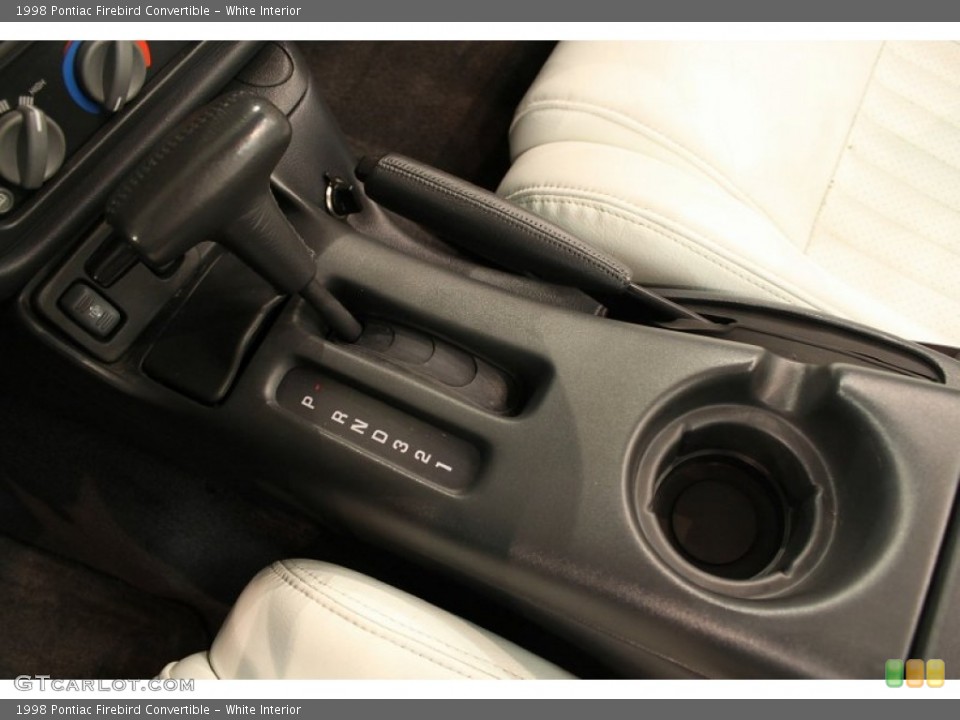 White Interior Transmission for the 1998 Pontiac Firebird Convertible #53407238