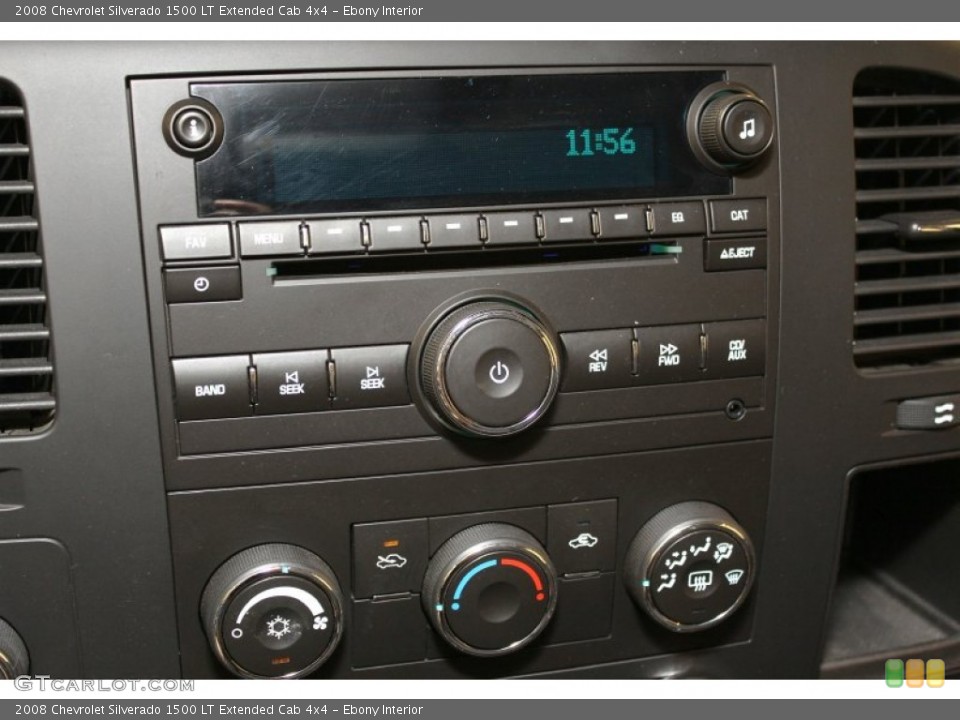 Ebony Interior Audio System for the 2008 Chevrolet Silverado 1500 LT Extended Cab 4x4 #53407574