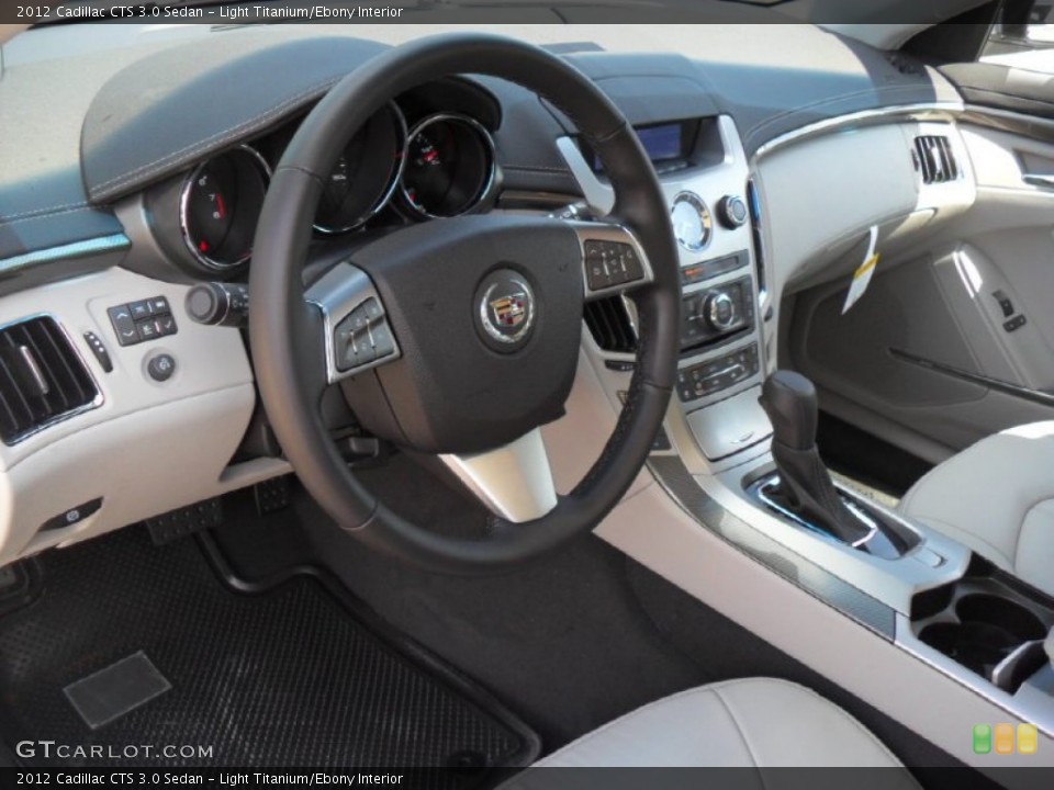 Light Titanium/Ebony Interior Prime Interior for the 2012 Cadillac CTS 3.0 Sedan #53408579