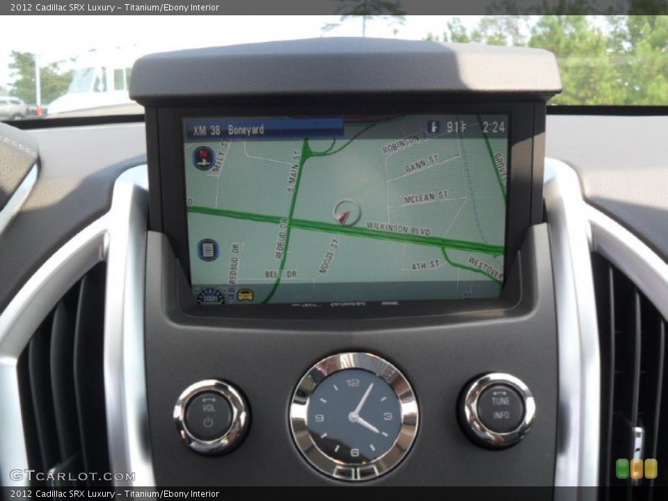 Titanium/Ebony Interior Navigation for the 2012 Cadillac SRX Luxury #53408651