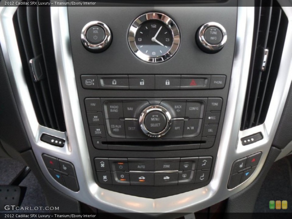 Titanium/Ebony Interior Controls for the 2012 Cadillac SRX Luxury #53408654