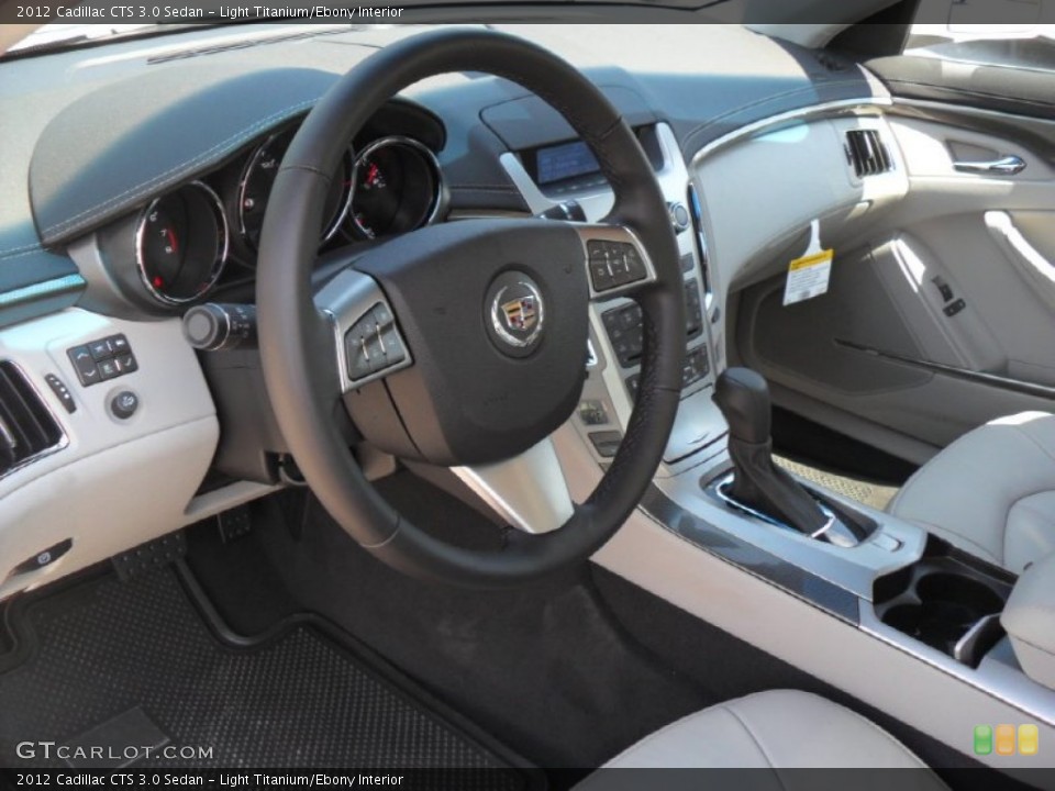 Light Titanium/Ebony Interior Prime Interior for the 2012 Cadillac CTS 3.0 Sedan #53408921