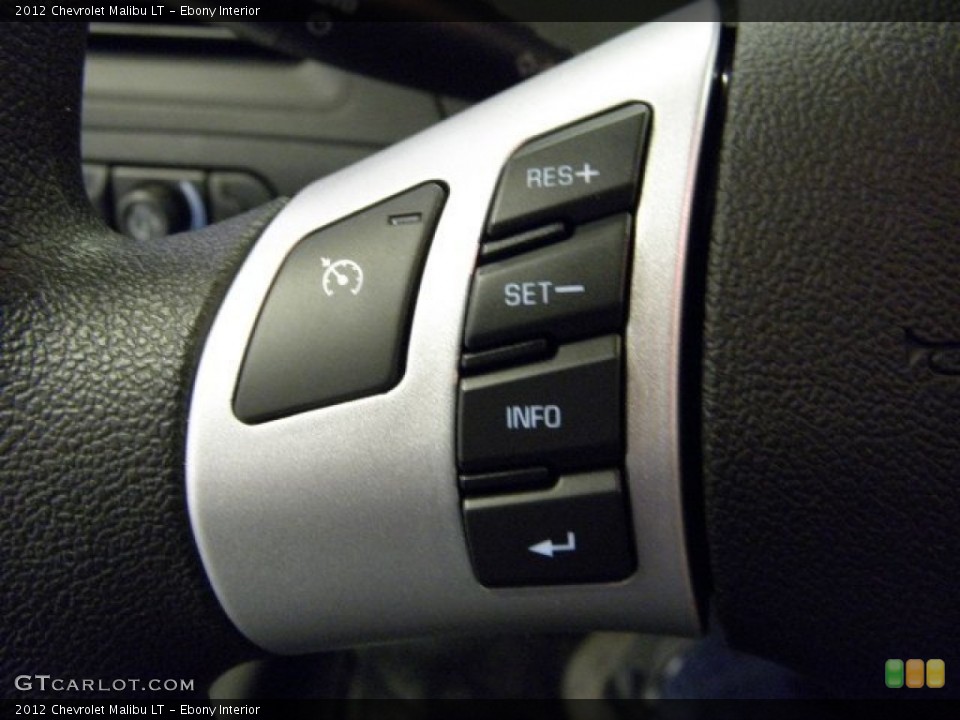 Ebony Interior Controls for the 2012 Chevrolet Malibu LT #53415033