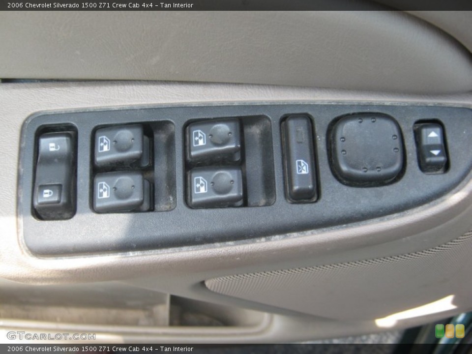 Tan Interior Controls for the 2006 Chevrolet Silverado 1500 Z71 Crew Cab 4x4 #53415100
